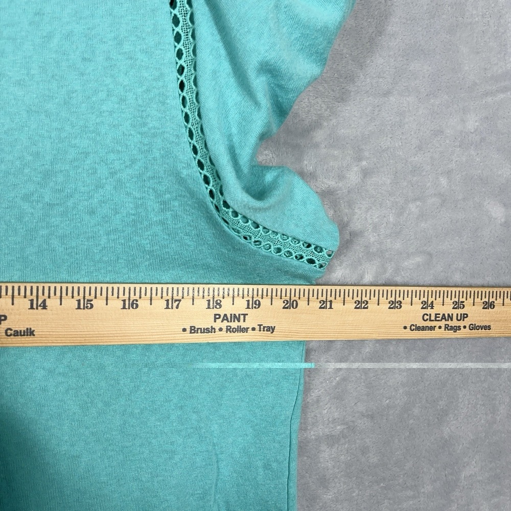 Loft Blouse Womens Top Puff Sleeve Casual T-Shirt Cotton Blend XL LOT OF 2 - Picture 4 of 13